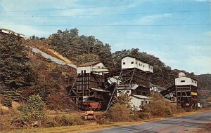 Coal Mining Mountainous Areas of Virginia Highlands View Postcard Backing 