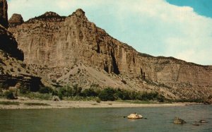 Vintage Postcard 1956 Canyon Country Wall Rock Jones Hole Green River Colorado