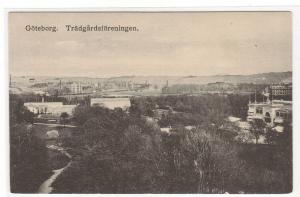 Panorama Tradgardsforeningen Goteborg Gothenburg Sweden postcard