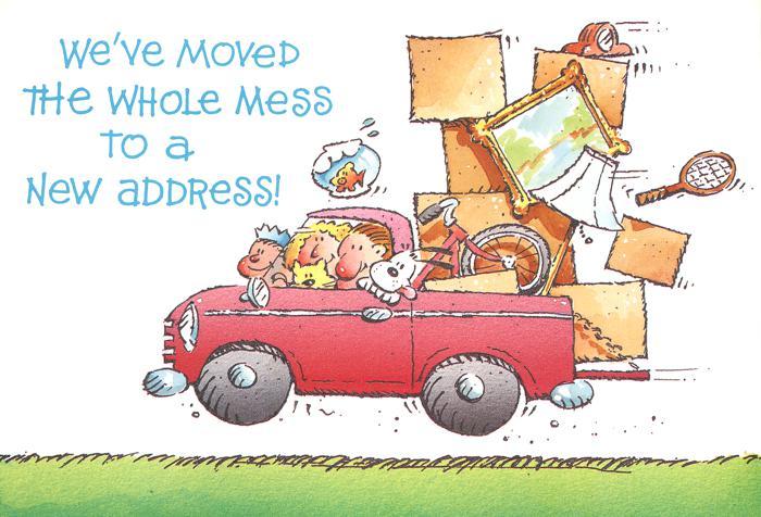 We've Moved the Whole Mess to a New Address - Humor