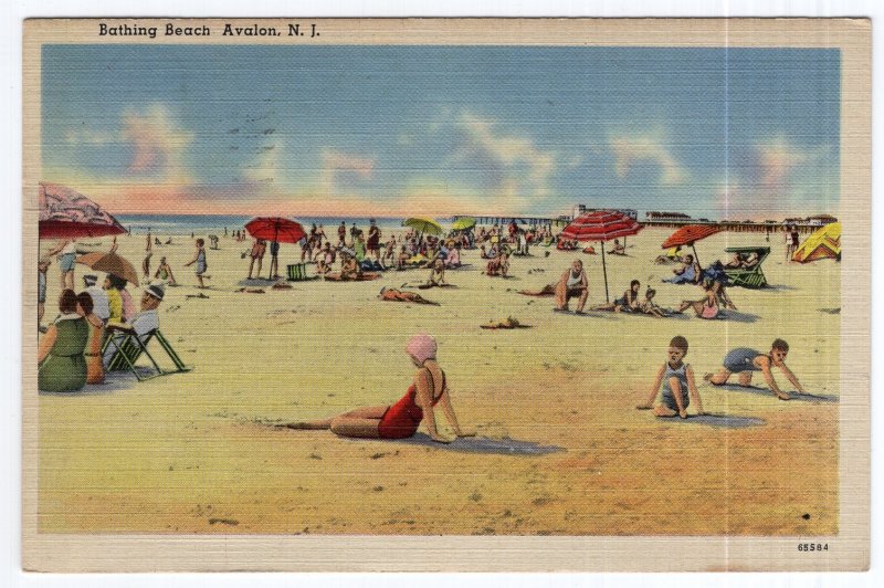 Avalon, N.J., Bathing Beach