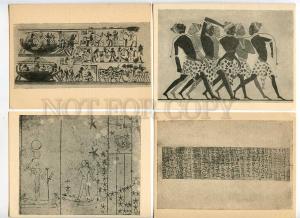 226501 RUSSIA HERMITAGE ANCIENT EGYPT 1939 set 36 postcards