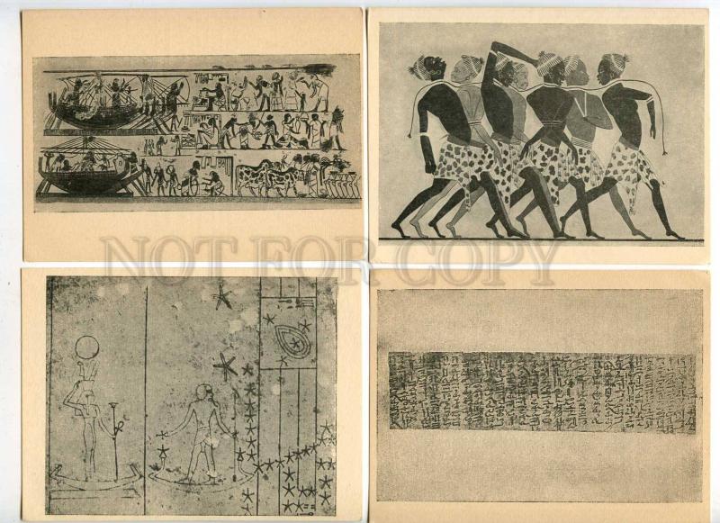 226501 RUSSIA HERMITAGE ANCIENT EGYPT 1939 set 36 postcards