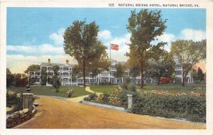 D7/ Natural Bridge Virginia Va Postcard 1936 Hotel Building