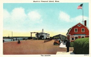 Vintage Postcard Martha's Vineyard The Islander Massachusetts New Bedford News