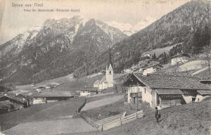 Tirol Austria Mountain City Scene Antique Postcard K22000