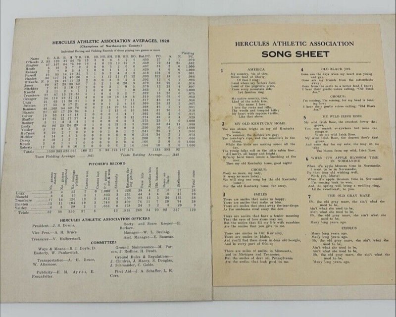 Pennsylvania Baseball Hercules Athletic Sports Program