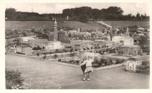 Vintage Postcard 1920's Miniatuurstad Madurodam Den Haag Panorama Netherlands
