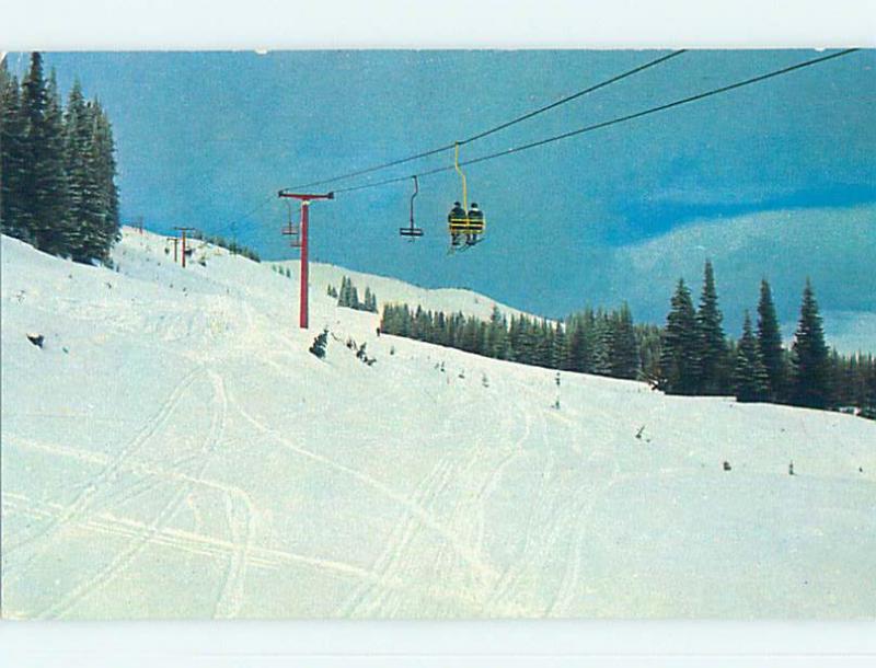 Unused Pre-1980 Skiing - CHAIRLIFT AT TOD MOUNTAIN SKI RESORT Kamloops BC p8582