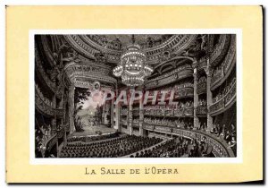 Old Postcard Paris La Salle De L & # 39Opera