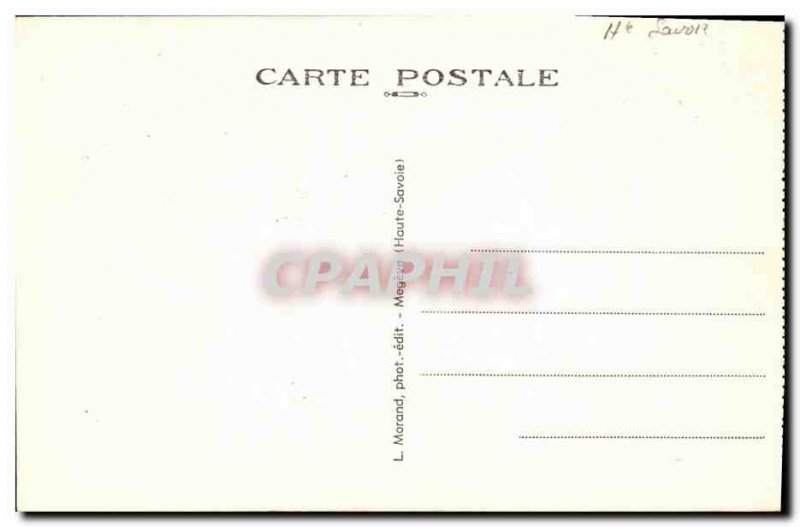 Old Postcard Saint Gervais the Baths Fireplace des Fees