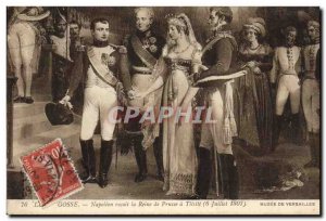 Postcard Ancient History Napoleon Napoleon 1st Gosse receives the Queen of Pr...