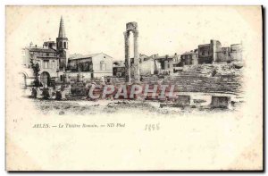 Old Postcard Arles The Roman theater