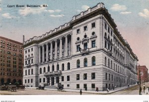 BALTIMORE, Maryland, PU-1914; Court House