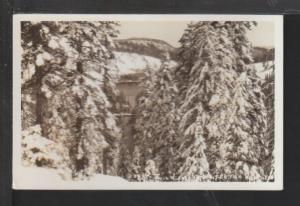 Twin Lakes in Winter Postcard 