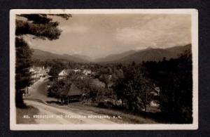NH Vintage Woodstock Franconia Mtns New Hampshire Postcard Real Photo RPPC RP