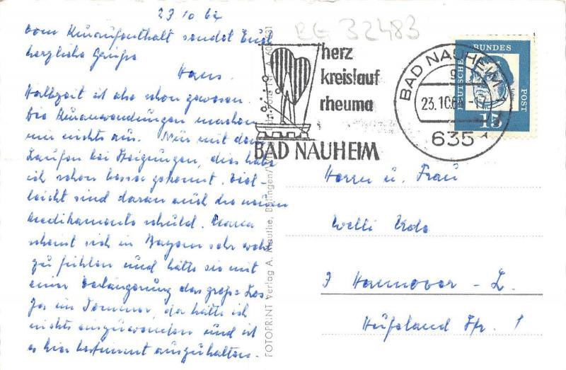 BG32483 bad nauheim  germany  CPSM 14x9cm