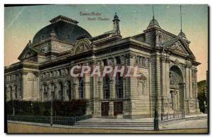 Old Postcard Essen Ruhr Stadt Theater