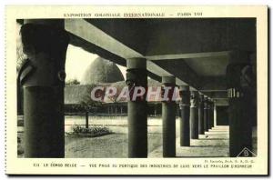 CPA Exposition Coloniale Internationale de paris le congo belge vue prise du por