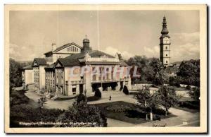 Old Postcard Klagenfurt Stadtheater m Stadtplantaim