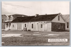 Wyoming~Sutlers Store @ Fort Laramie Natl Monument~Vintage Postcard