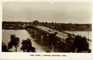 iraq, BAGHDAD BAGDAD بَغْدَاد, King Faisal II Bridge (1930s) Dingzian D.B. 28