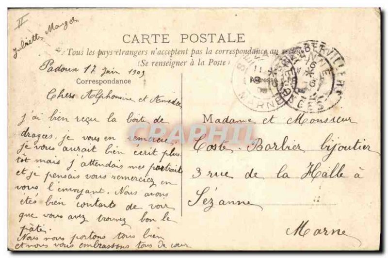 Old Postcard Epinal Stock Exchange