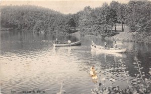 US80 Belgium Spa le lac dde Warfaz rowboat 1909