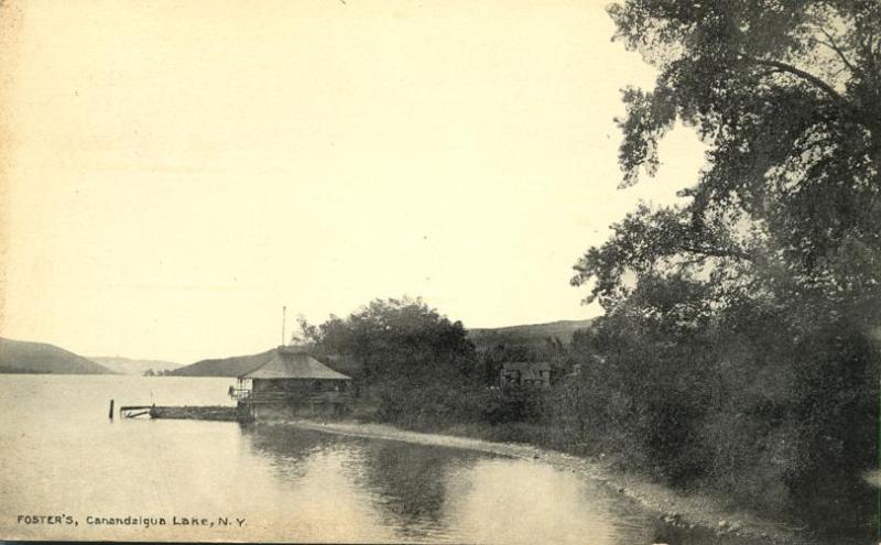 Foster's Point on Canandaigua Lake NY New York pm 1911 - DB