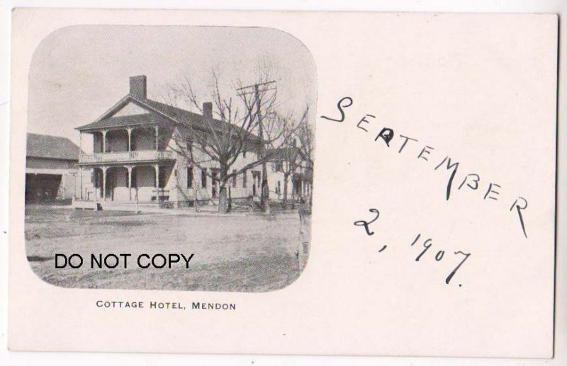 Cottage Hotel Mendon Ny Hippostcard