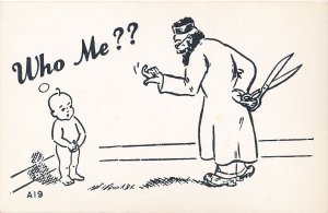 Who Me - Humor - Comic - Boy - Circumcision