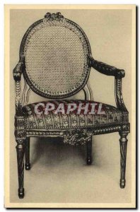 Postcard Old wooden chair Louis XVI