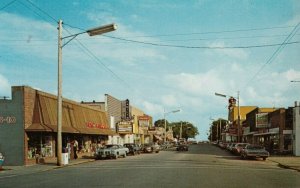 EAST TAWAS, Michigan, 1950-60s; Main Street
