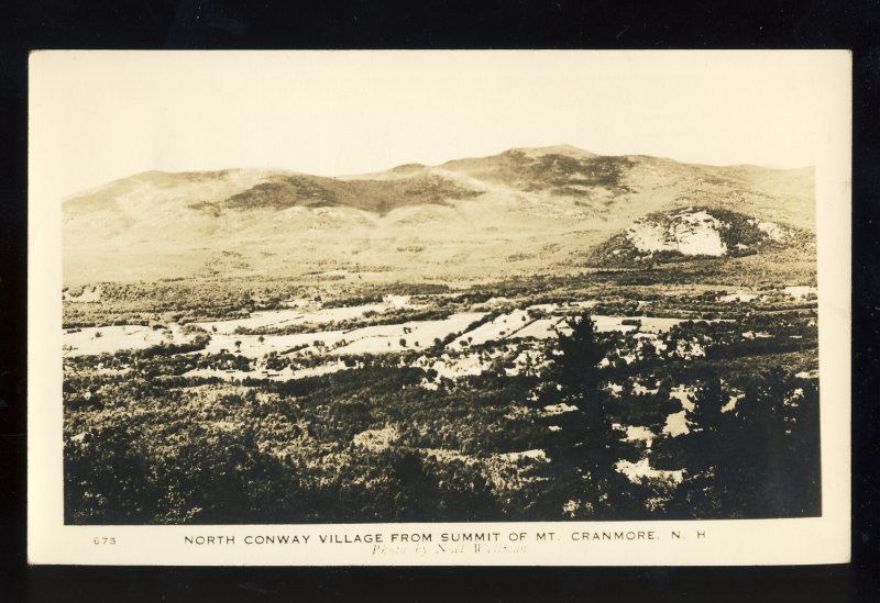 North Conway, New Hampshire/NH Glossy Postcard, View From Summit Of Mt Cranmore