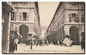 Chambery - La Rue de Boigne - Gantries The Old Postcard