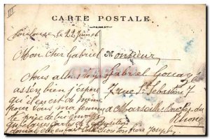 Old Postcard Fancy Surname Gabriel