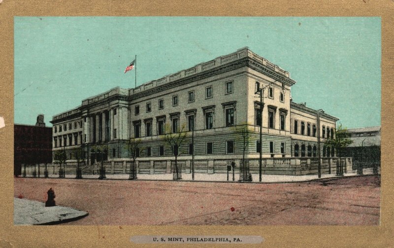 Vintage Postcard United States National Mint Philadelphia Pennsylvania PA TUMC