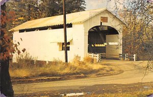 on Mohawk River Lane County, Oregon USA Postcard