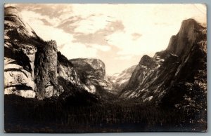 Postcard RPPC c1939 Yosemite National Park CA Yosemite Valley from Tunnel View