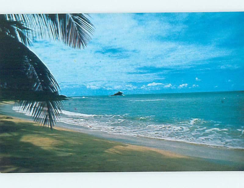 Pre-1980 CLUB CARIBEE BEACH SCENE Hawksbill West Indies Antigua F5769