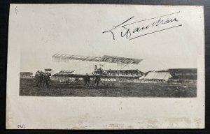 Mint RPPC Postcard First air race London Manchester For Daily Mail Prize 