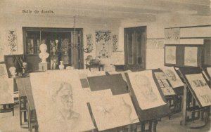 Belgium WAVRE - Establishment of the Ursulines - Classroom drawing room 1912