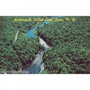 Aerial View-Buttermilk Falls-Long Lake,New York