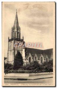 Pontivy - L & # 39Eglise Our Lady of Joy - Old Postcard