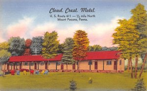 Cloud Crest Motel Mount Pocono, Pennsylvania PA