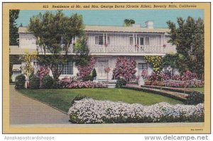 California Beverly Hills Residence Of Mr And Mrs George Burns 1947