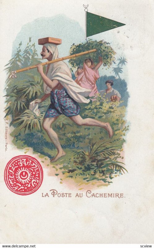 La Poste au CACHEMIRE , India , 1902