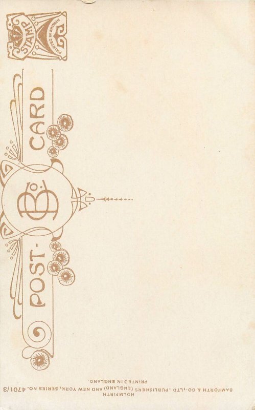 Postcard Hymns & poetry british The holy city