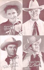 Bob Steele, Jack Luden, Peter Cookson, Lane Chandler Western Actor Mutoscope ...