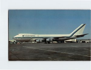 Postcard Eastern Boeing 747 121 Eastern Airlines JFK Queens New York USA